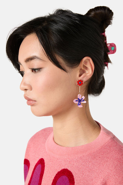 Gorman - Windowsill DoubleFlowerEarring - multi