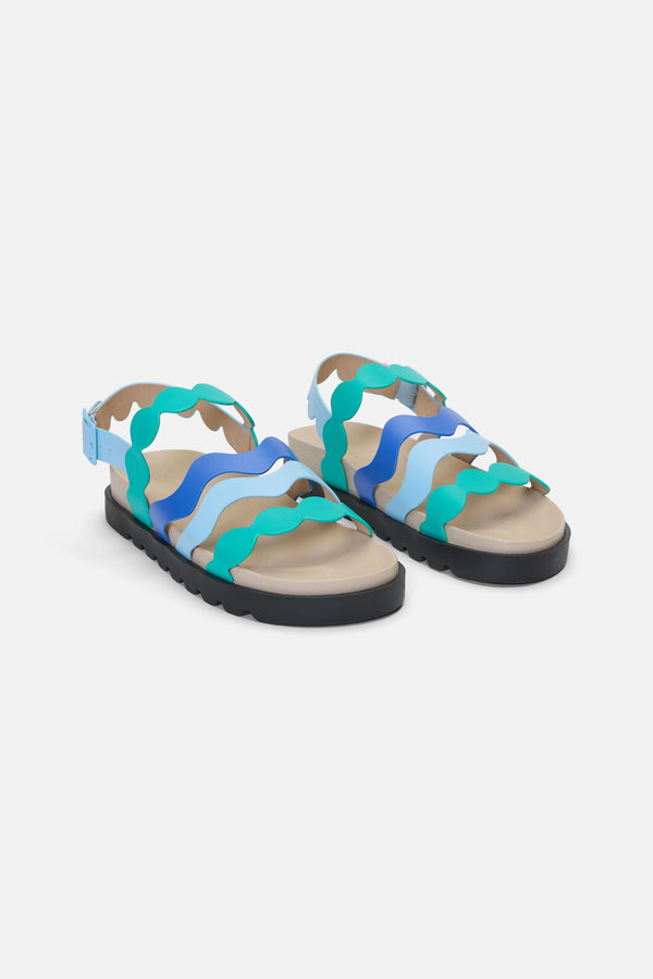 Gorman - Wavy Baby Sandal - ocean