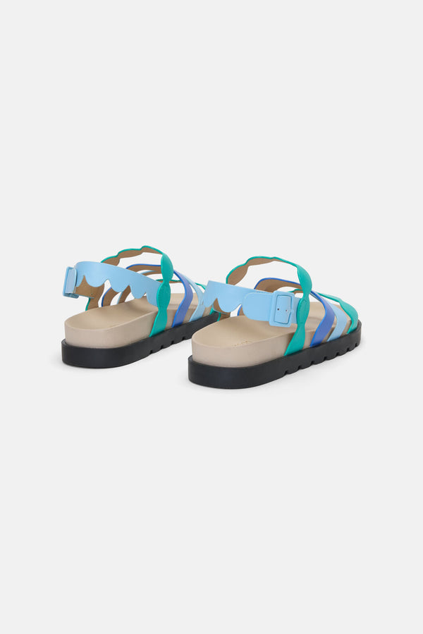 Gorman - Wavy Baby Sandal - ocean
