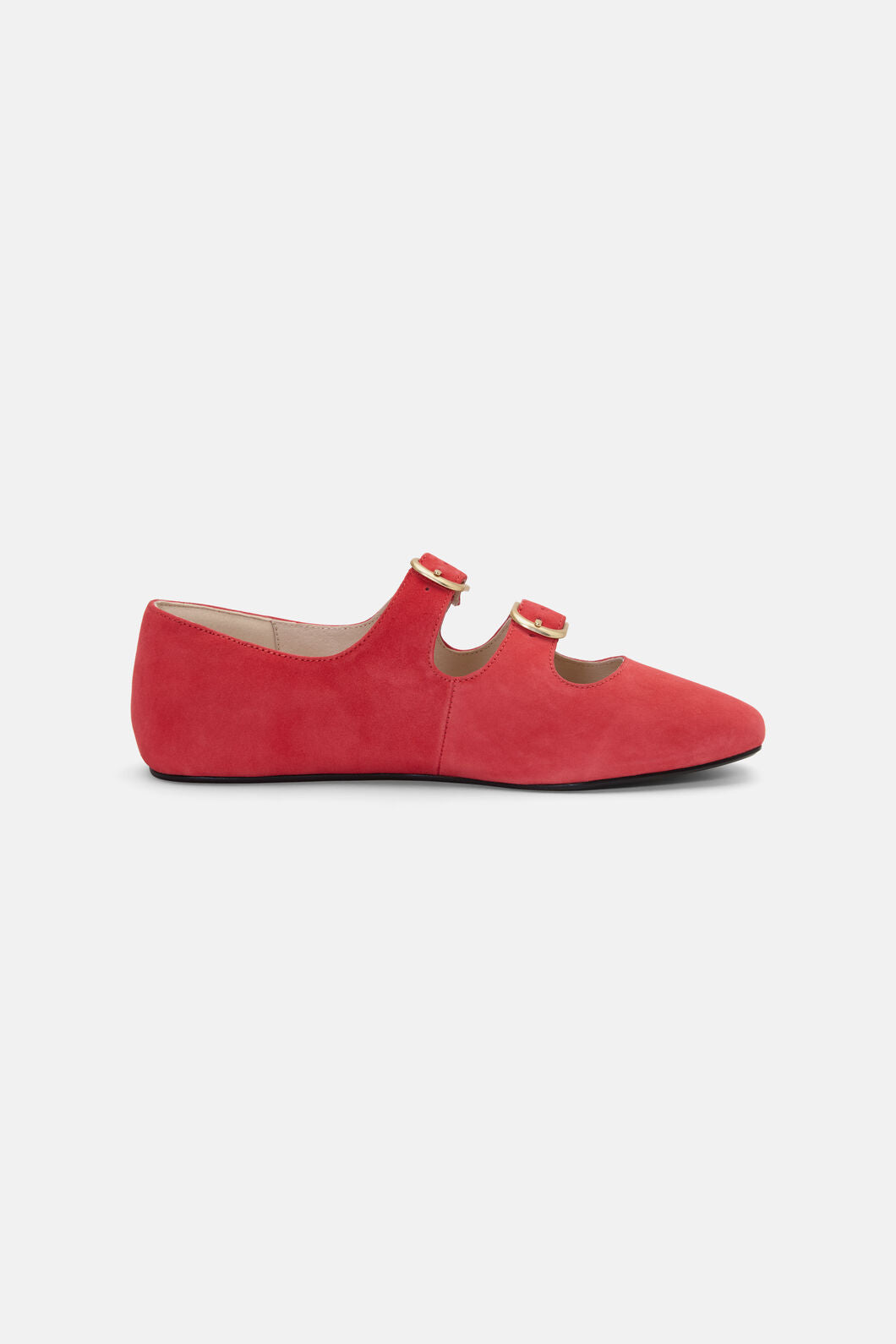 Gorman - Double Buckle Flat - red