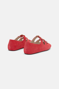 Gorman - Double Buckle Flat - red