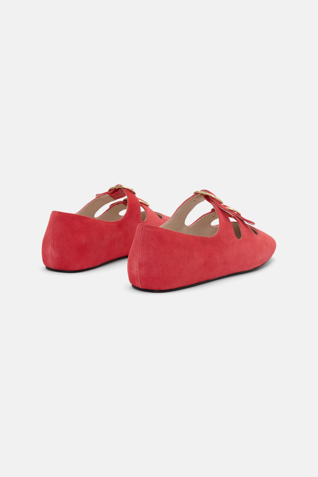 Gorman - Double Buckle Flat - red