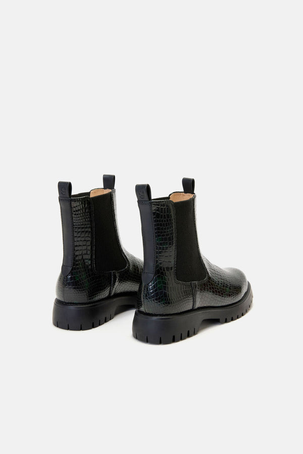 Gorman - Leo Rising Boot-Black/Green - black-green