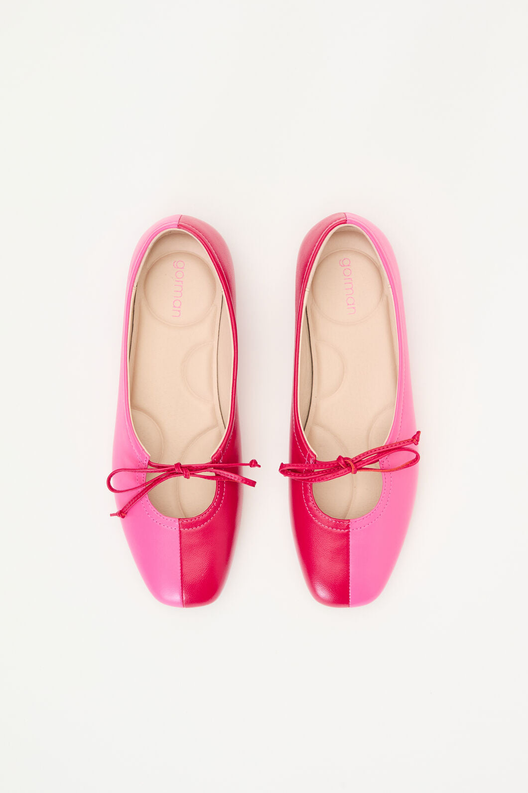 Gorman - Spliced Ballet Flat - red-pink