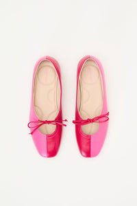 Gorman - Spliced Ballet Flat - red-pink