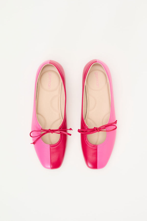 Gorman - Spliced Ballet Flat - red-pink
