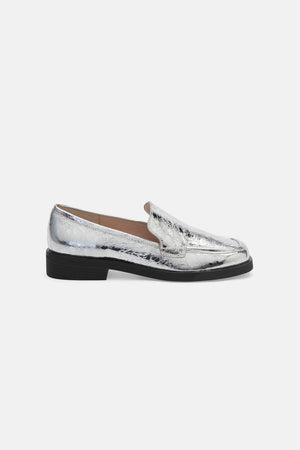 Gorman - Square Toe Loafer - silver
