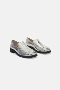 Gorman - Square Toe Loafer - silver