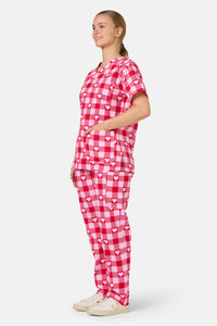 Gorman - Heartbeat Scrub Set - pink