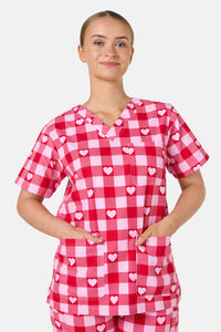 Gorman - Heartbeat Scrub Set - pink
