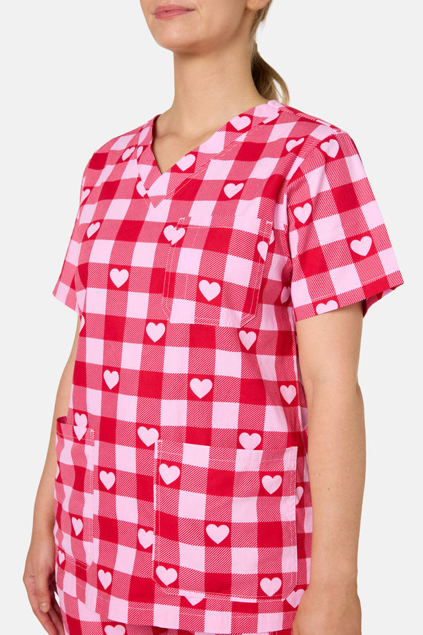 Gorman - Heartbeat Scrub Set - pink