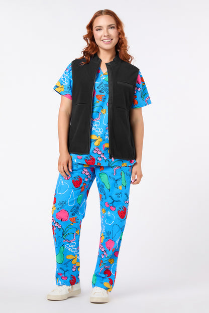Gorman - Scrubs Black Polar Fleece Vest - black