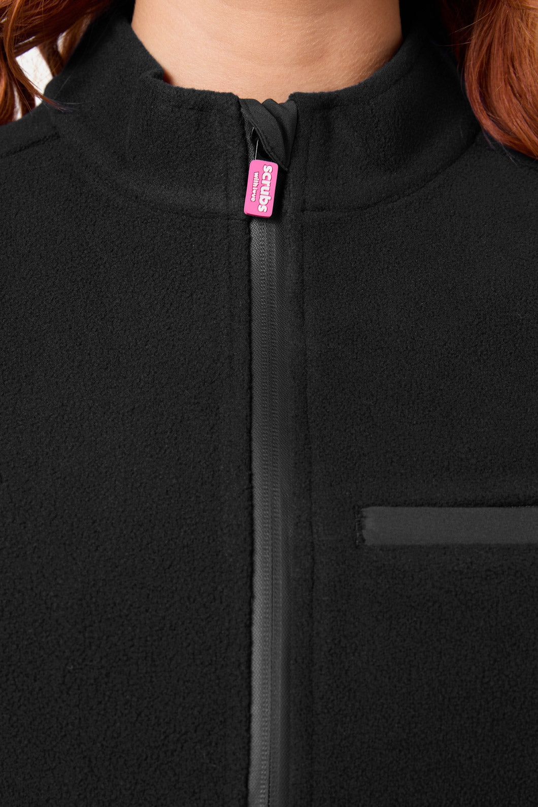 Gorman - Scrubs Black Polar Fleece Vest - black