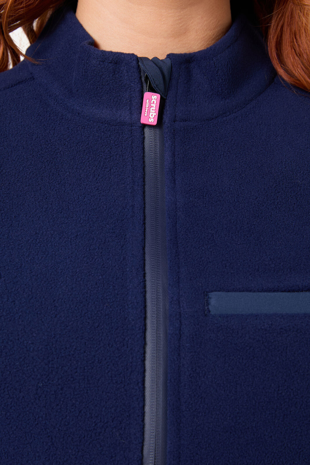 Gorman - Scrubs Navy Polar Fleece Vest - navy