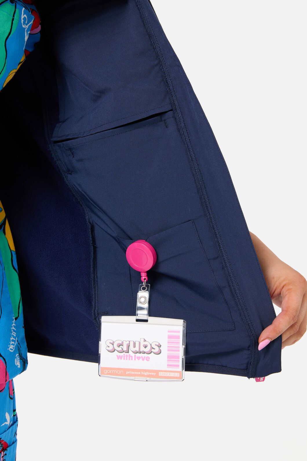 Gorman - Scrubs Navy Polar Fleece Vest - navy