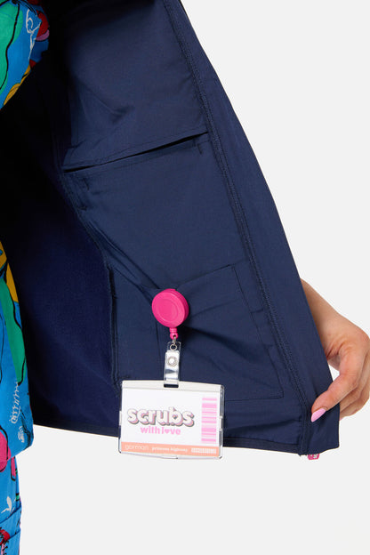 Gorman - Scrubs Navy Polar Fleece Vest - navy