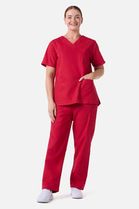 Gorman - Scrubs with love Red Scrub Set - red