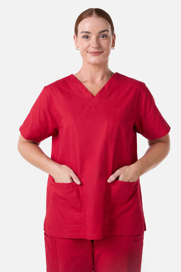 Gorman - Scrubs with love Red Scrub Set - red
