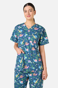 Gorman - Snailed It Scrub Set - blue