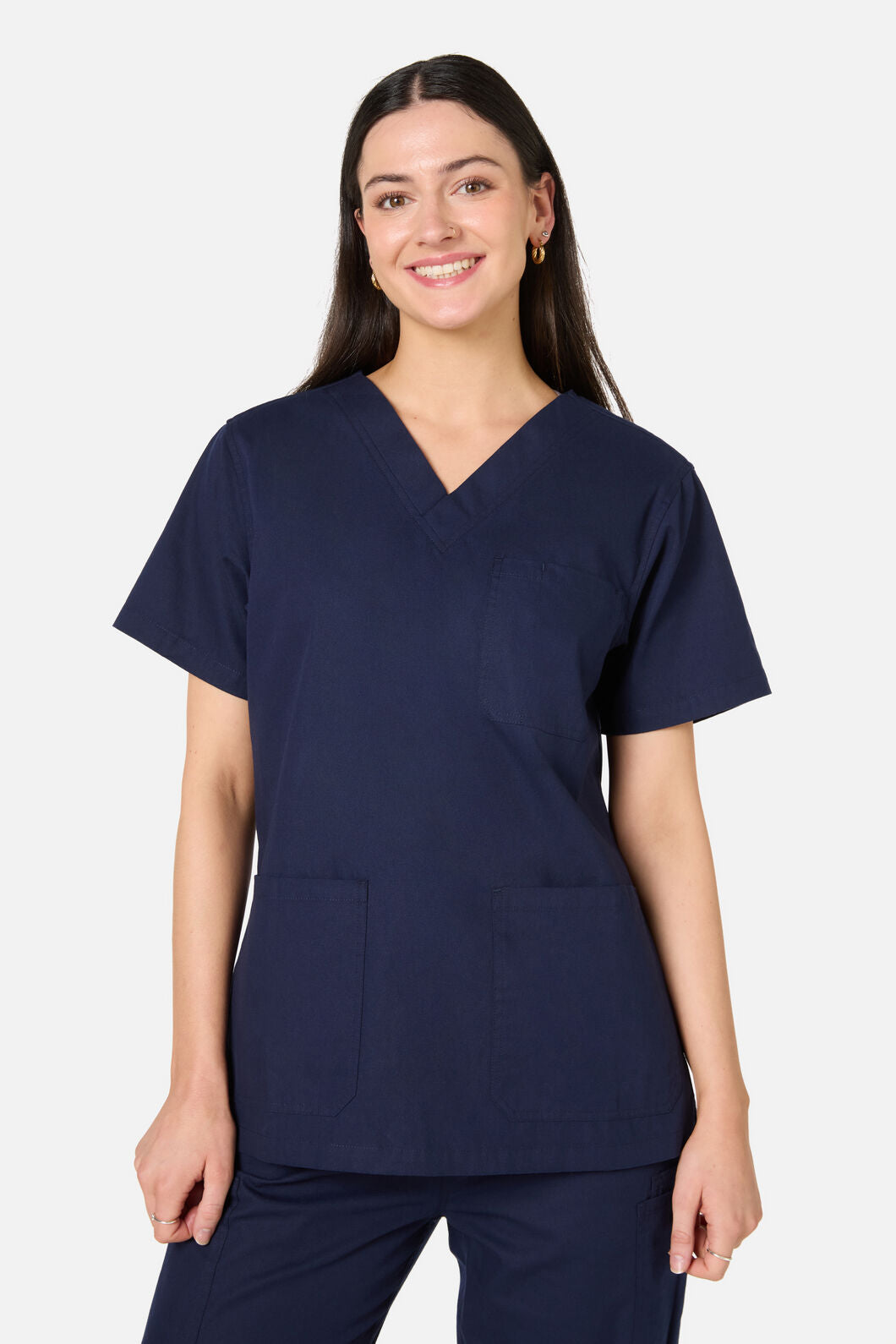 Gorman - 100% Cotton Navy Scrub Set - navy
