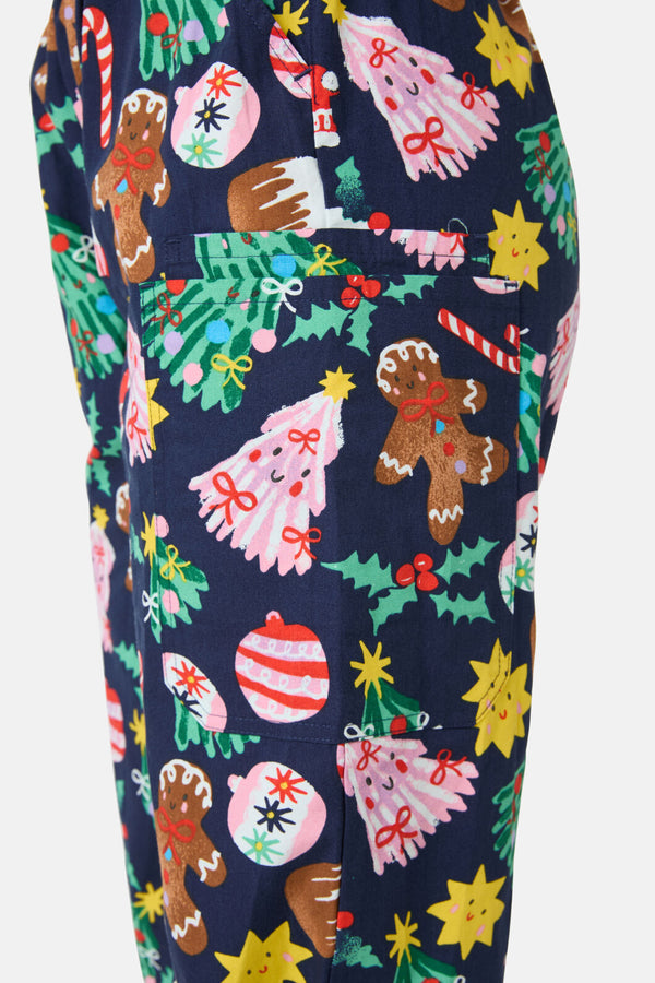 Gorman - Santa's Sweet Treats Scrub Set - blue