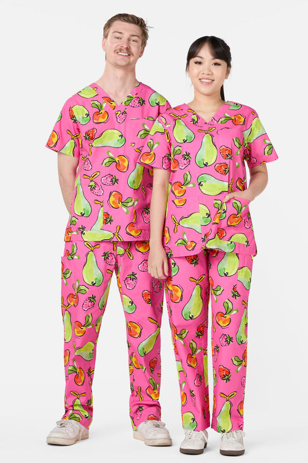 Gorman - Peach Pear Scrub Set - pink