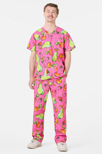 Gorman - Peach Pear Scrub Set - pink