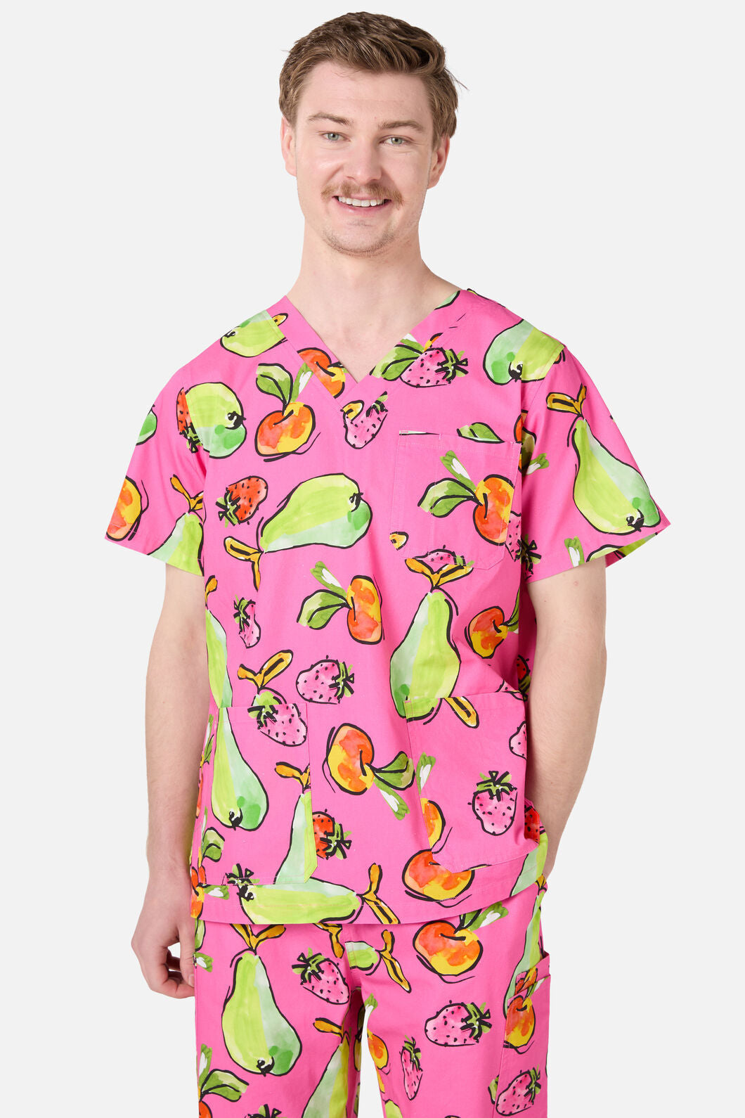 Gorman - Peach Pear Scrub Set - pink