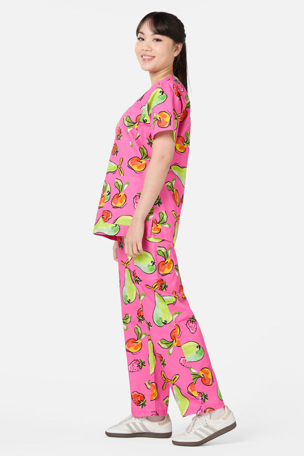 Gorman - Peach Pear Scrub Set - pink