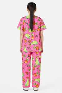 Gorman - Peach Pear Scrub Set - pink