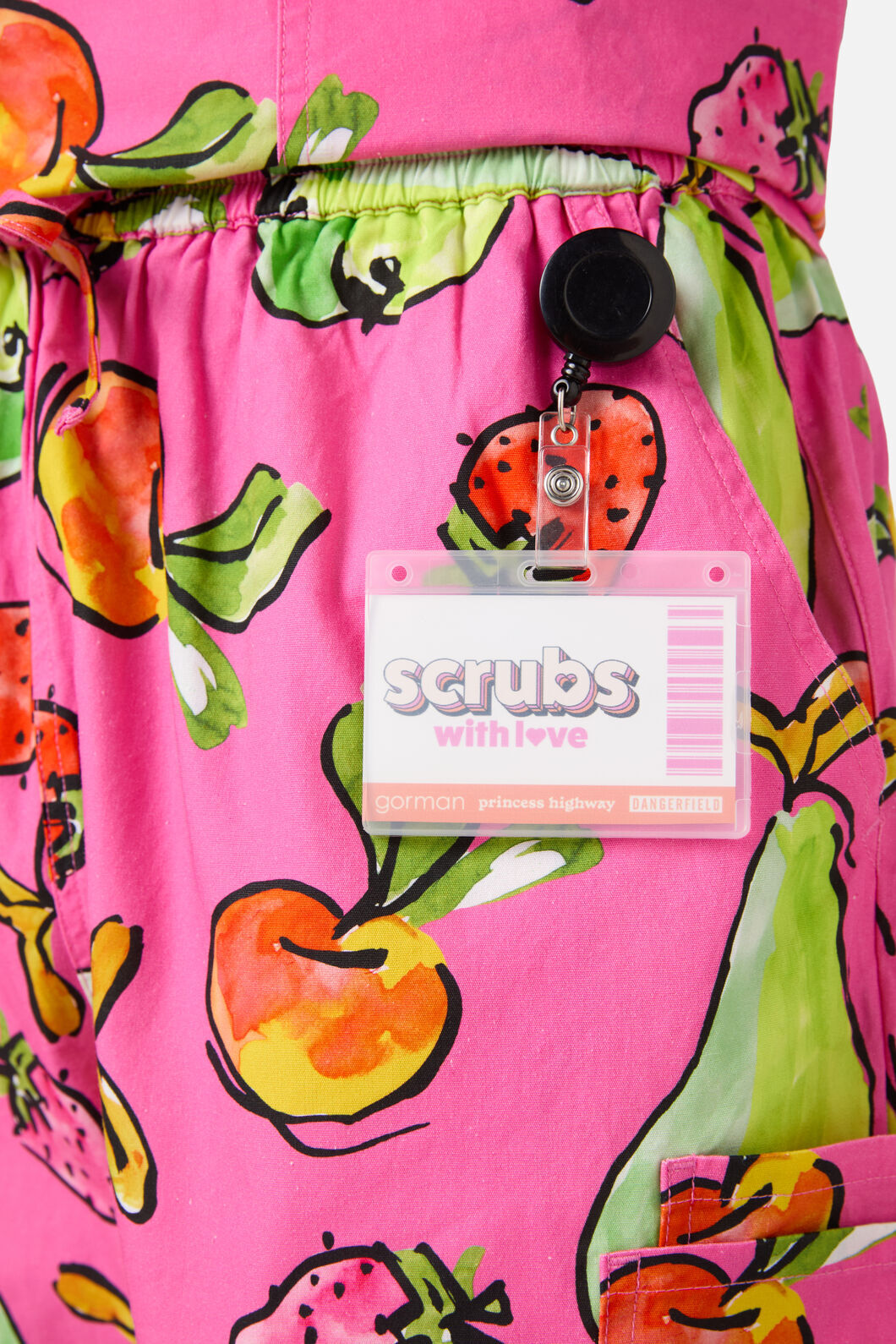 Gorman - Peach Pear Scrub Set - pink