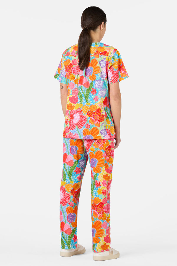 Gorman - Spotted Flower Scrub Set - multi