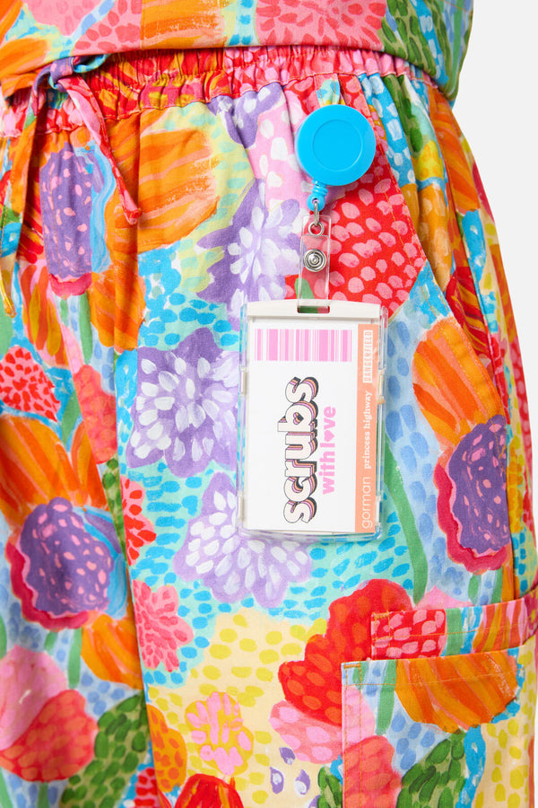 Gorman - Spotted Flower Scrub Set - multi