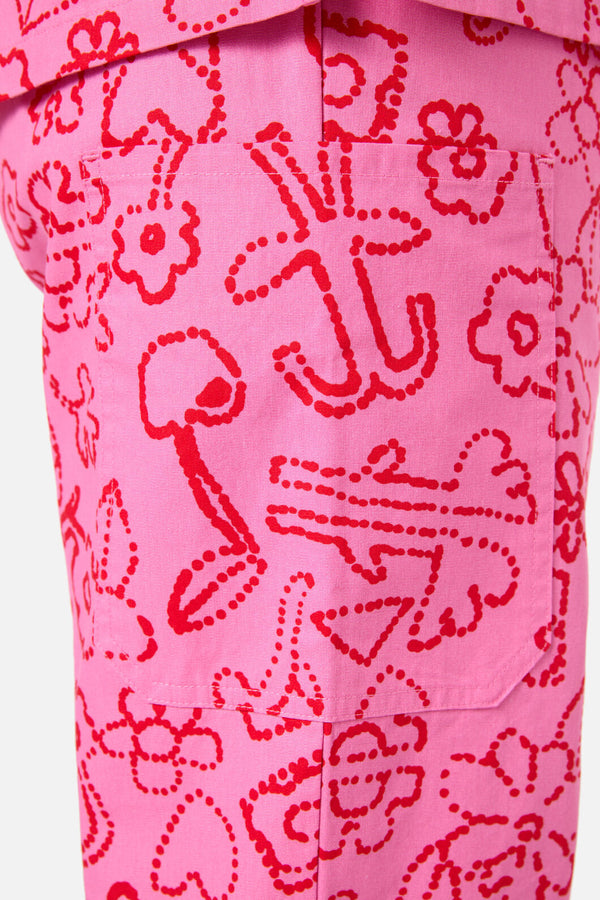 Gorman - Love Letter Scrub Set - pink
