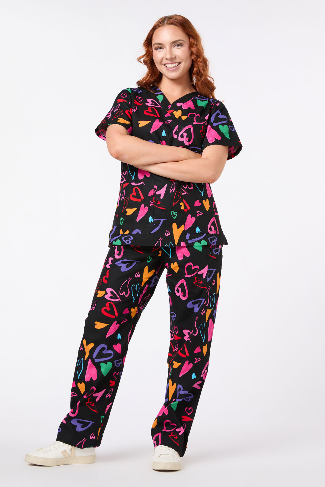 Gorman - Heartfull Scrub Set - black