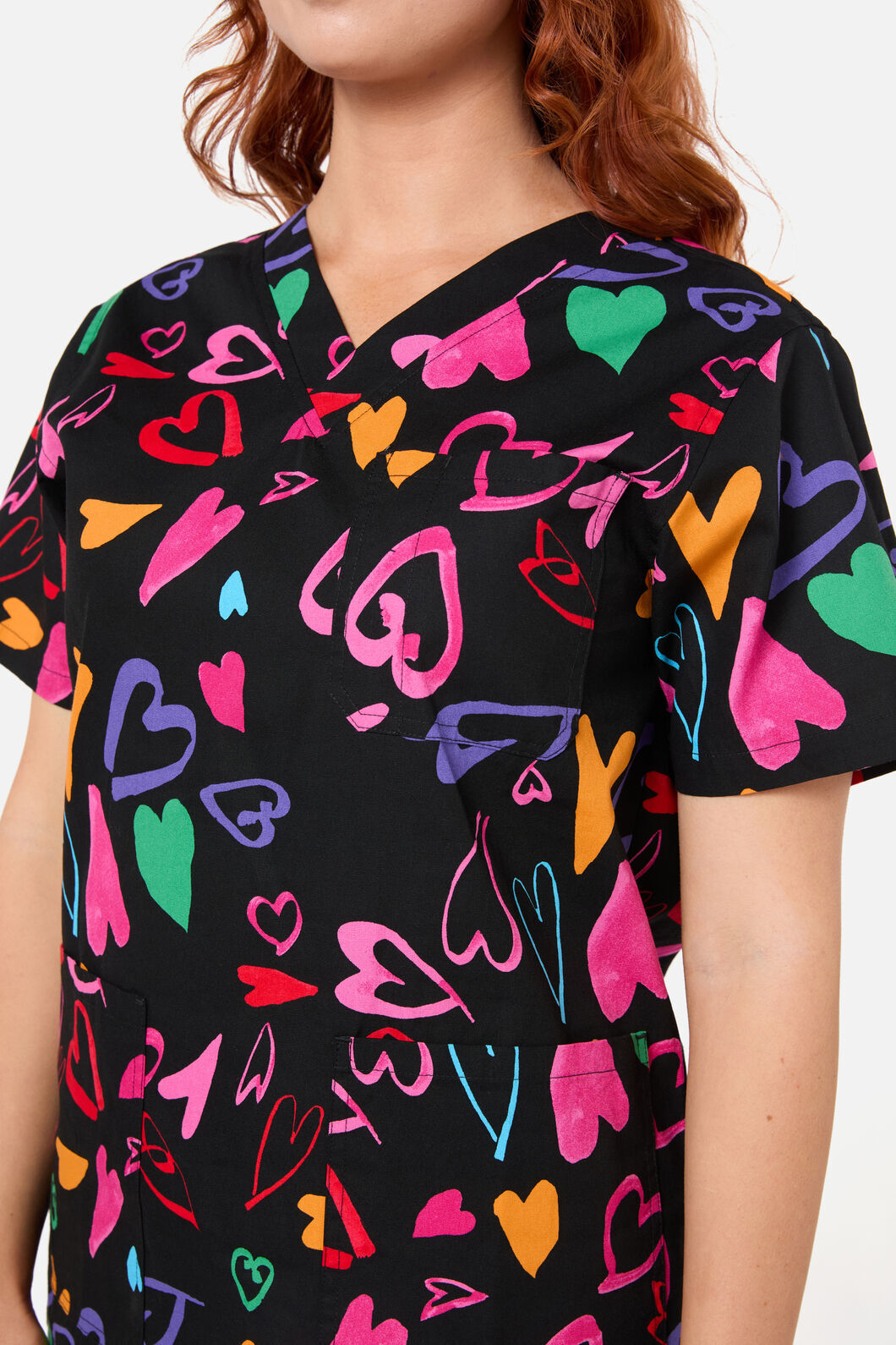 Gorman - Heartfull Scrub Set - black