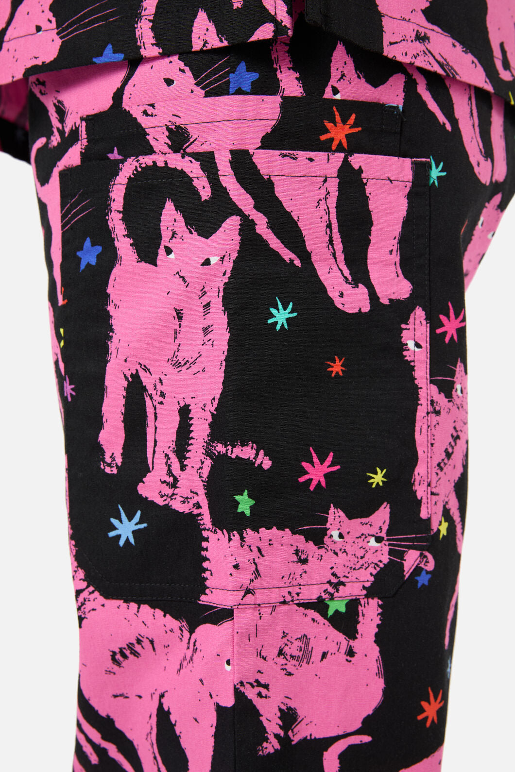 Gorman - Feline Friends Scrub Set - pink