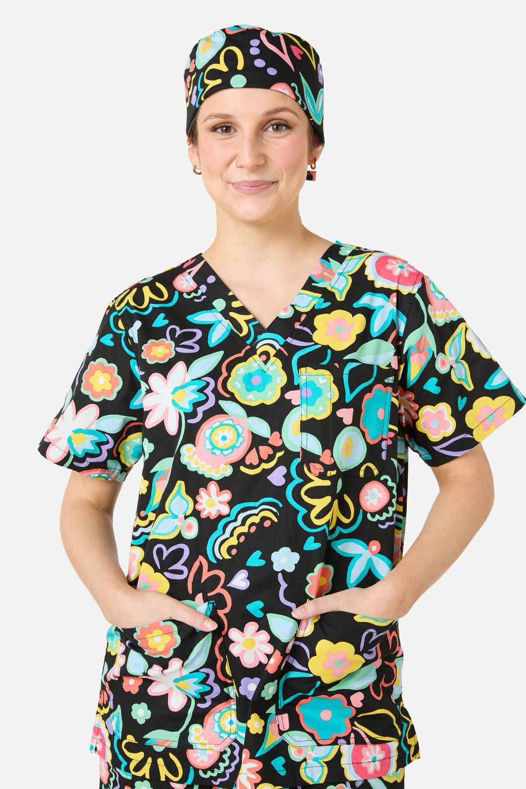 Gorman - Groovy Baby scrub hat - black