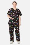 Gorman - Sweetie Treatie Scrub Set - black