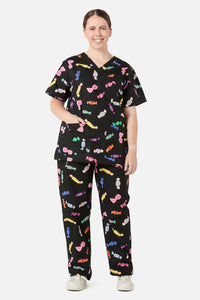 Gorman - Sweetie Treatie Scrub Set - black