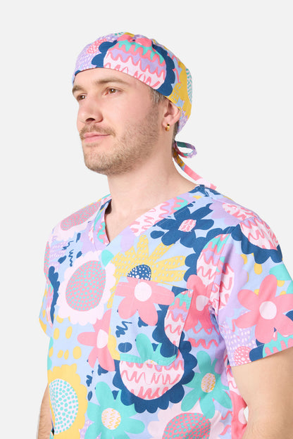 Gorman - Daisy Sketch scrub hat - multi