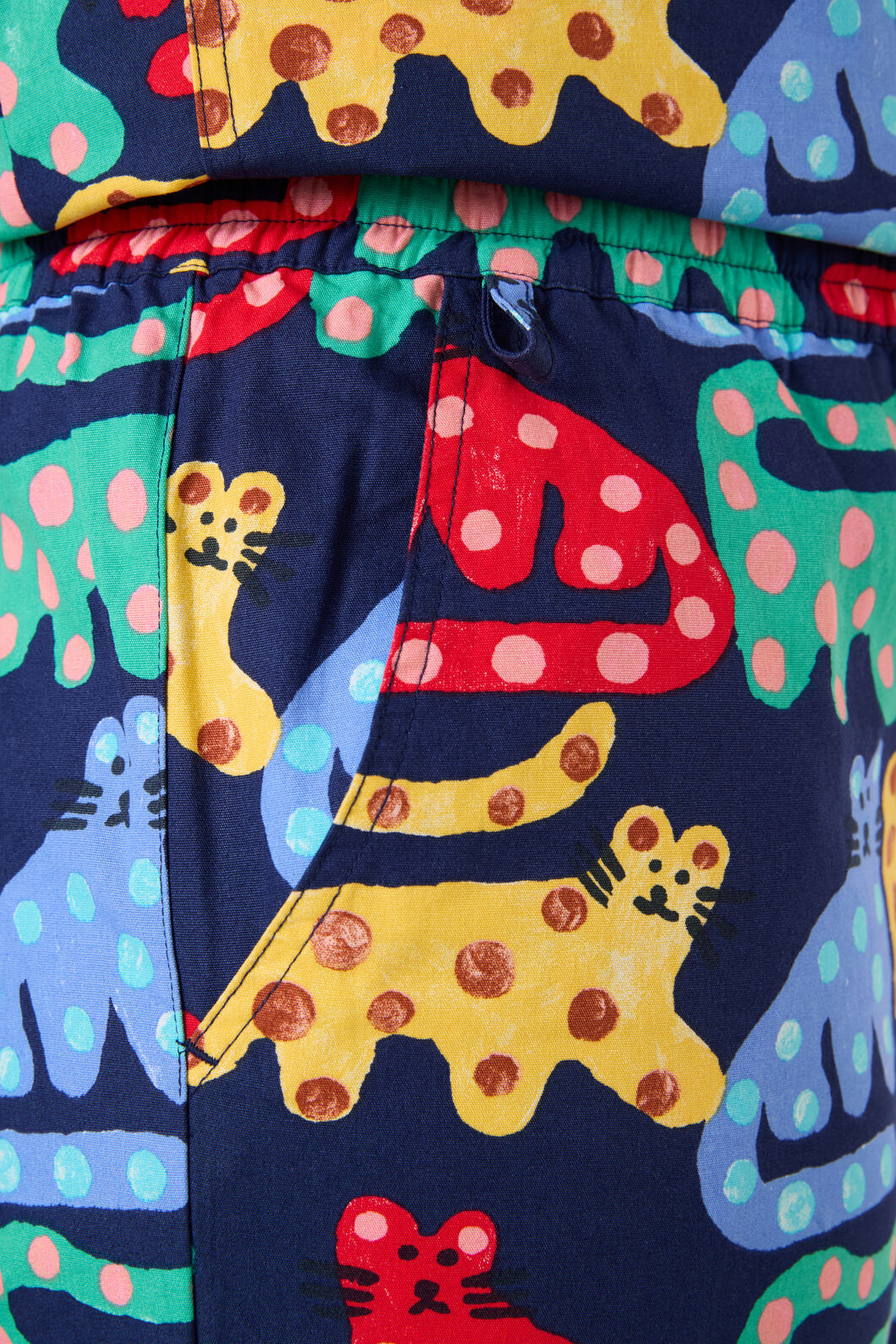 Gorman - Cheetah Scrub Set - navy