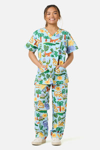 Gorman - Jungle Scrub Set - blue