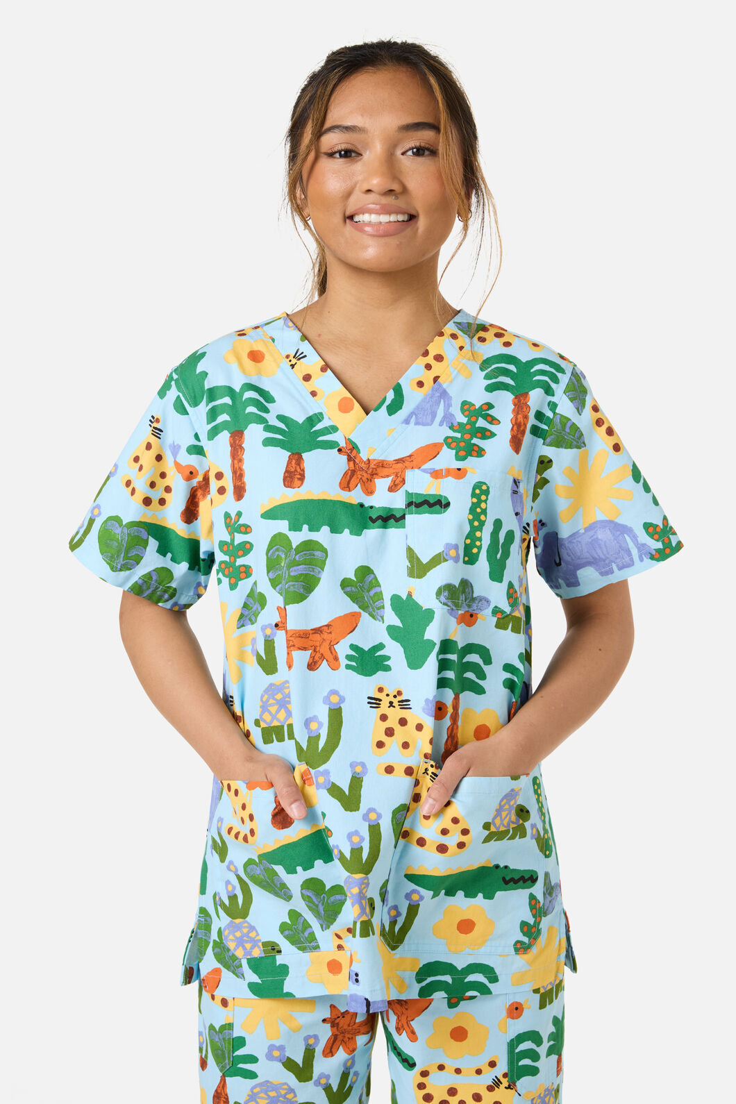 Gorman - Jungle Scrub Set - blue