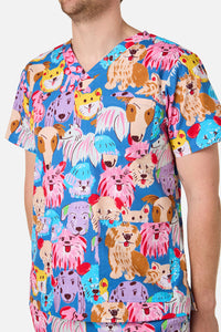 Gorman - Puppy School Scrub Set - navy