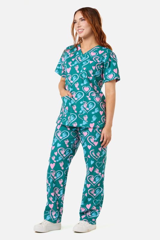 Gorman - Twinkletoes Scrub Set - green