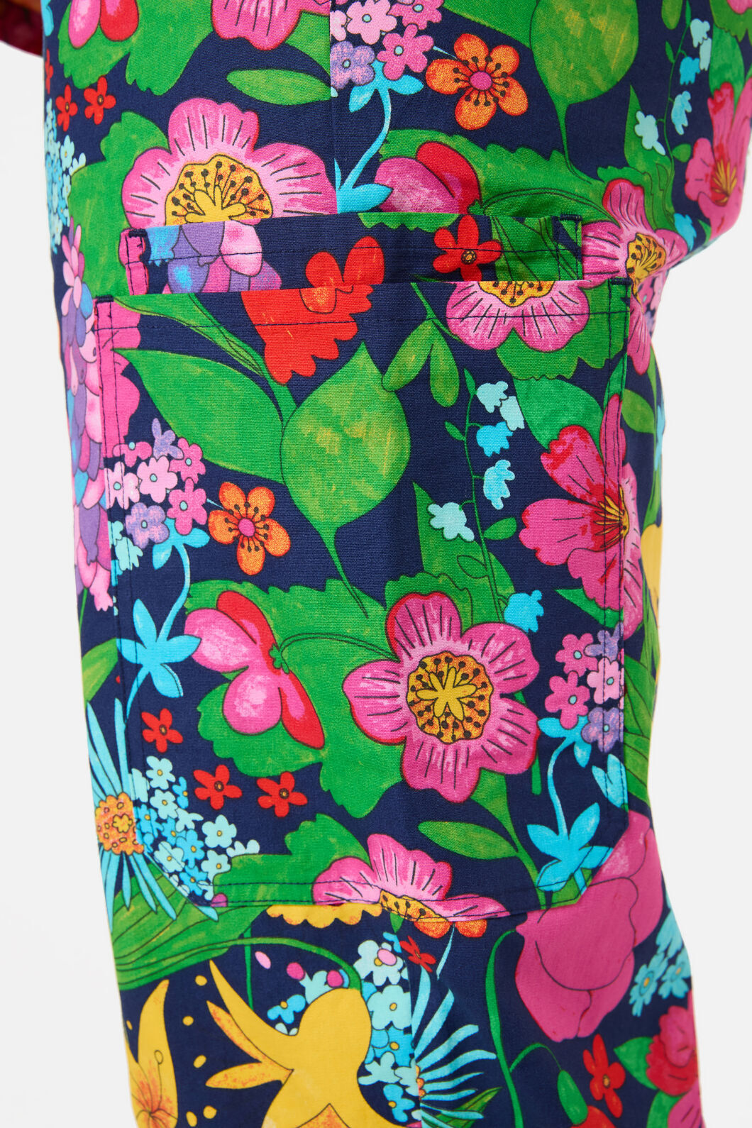 Gorman - Cottage Floral Scrub Set - navy