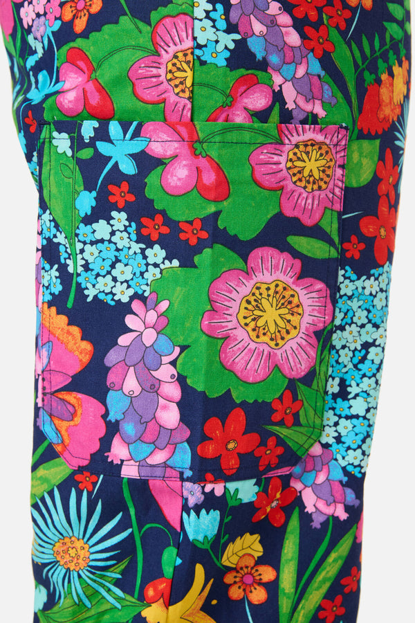 Gorman - Cottage Floral Scrub Set - navy