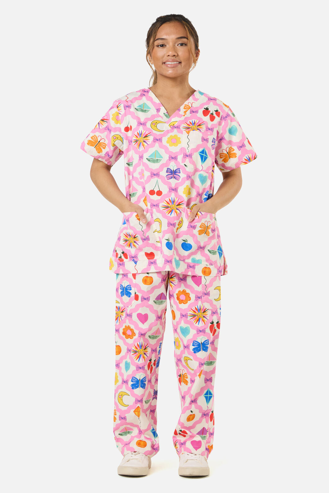 Gorman - Trinkets Scrub Set - pink