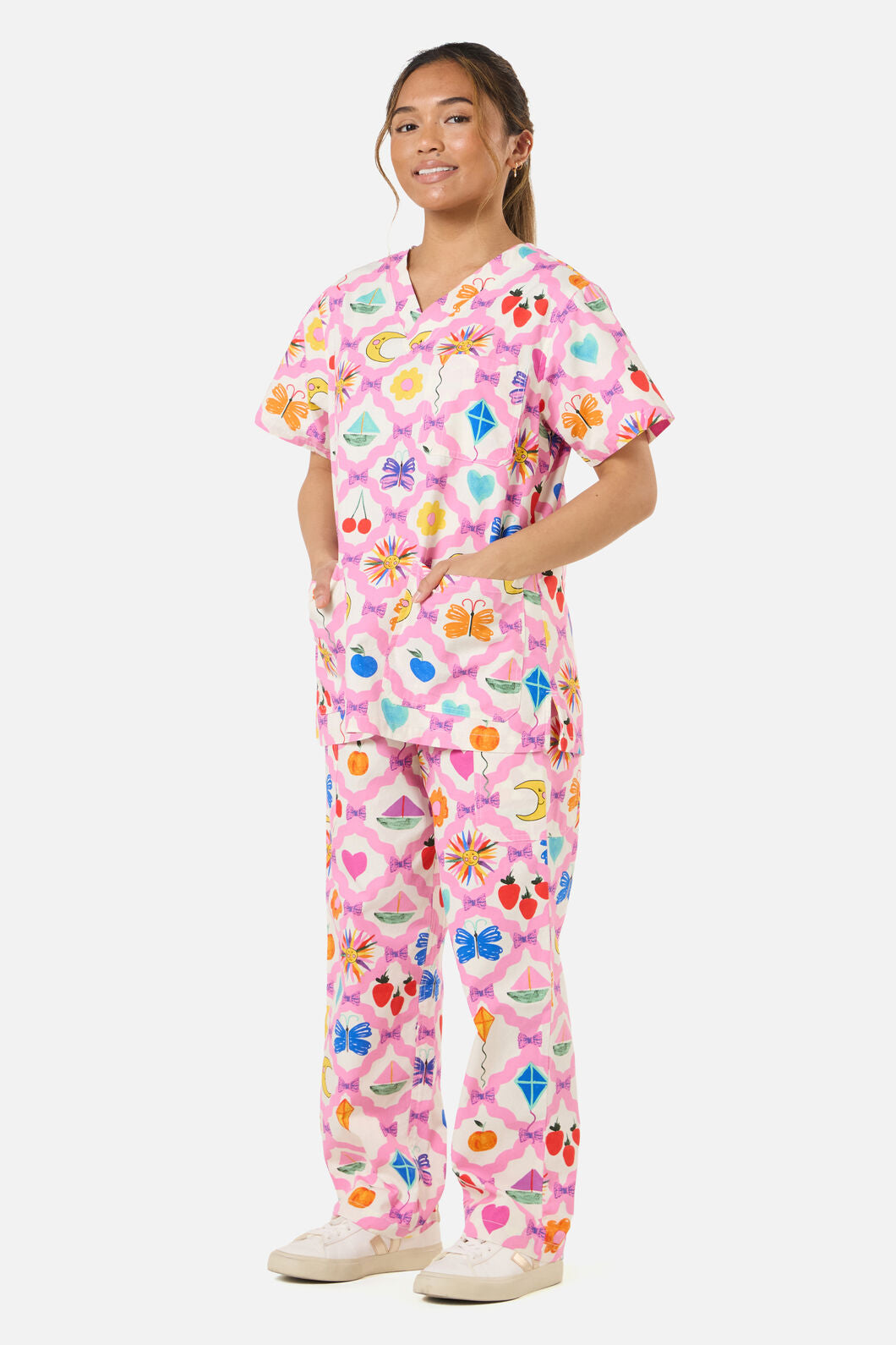 Gorman - Trinkets Scrub Set - pink